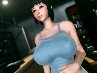 【Awesome-Anime.com】 Busty japanese got slave training (oral, bukkake & creampie)